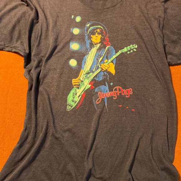 Vintage 80s Jimmy Page The Firm Tour T-Shirt - Picture 16 of 16